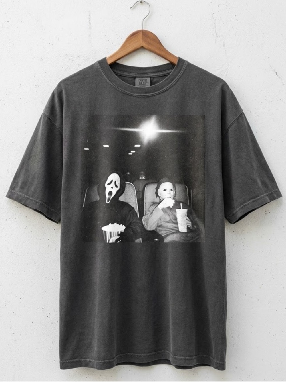 Ghostface and Michael Myers Movie Theater Shirt